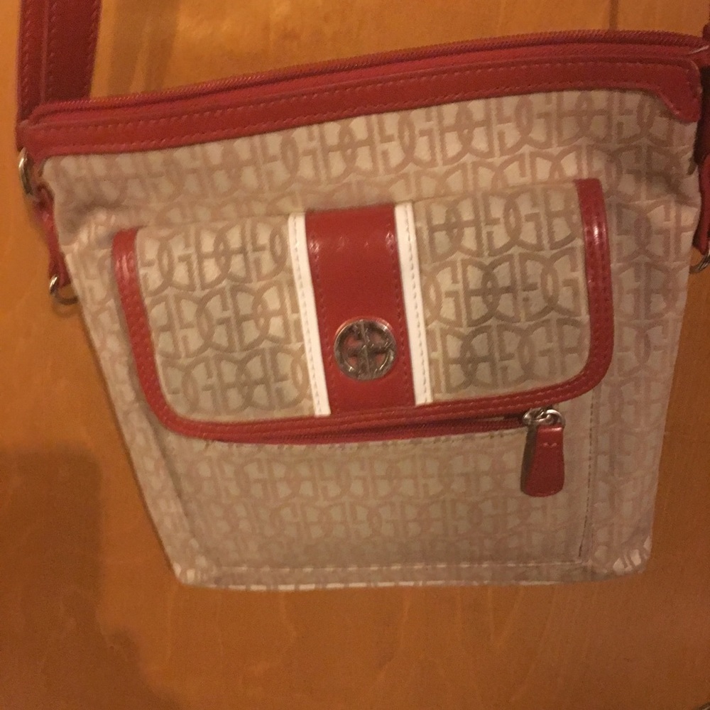 Giani Bernini Womens Annabelle Monogram Crossbody